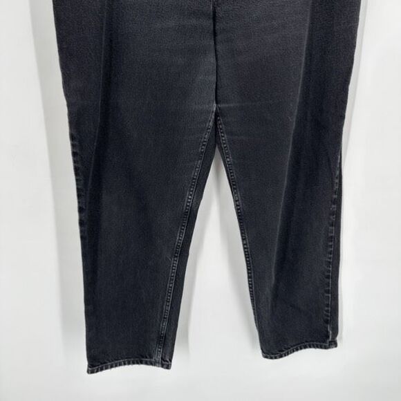 L.L. Bean Double L Comfort Waist Jeans Size 20 Mom Jeans Hi Rise Black - Picture 3 of 12